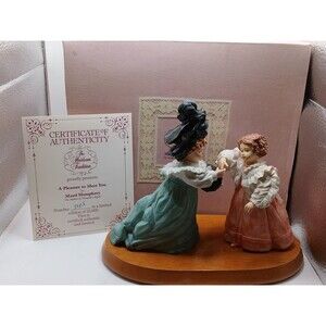 A Pleasure to Meet You Maud Humphrey Bogart Girl Figurine H1310 Limited Ed. 1987